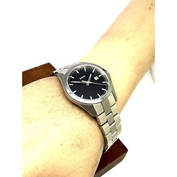 Rado Women\'s Watch R32110163 Hyperchrome Swiss Quartz Black Dial Silver … main image 13